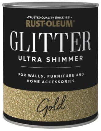 Rust-Oleum glittermaali, ultrakimaltava kultamaali - Colornova