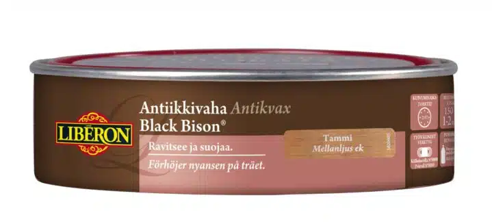 Liberon Black Bison Antiikkivaha Tammi