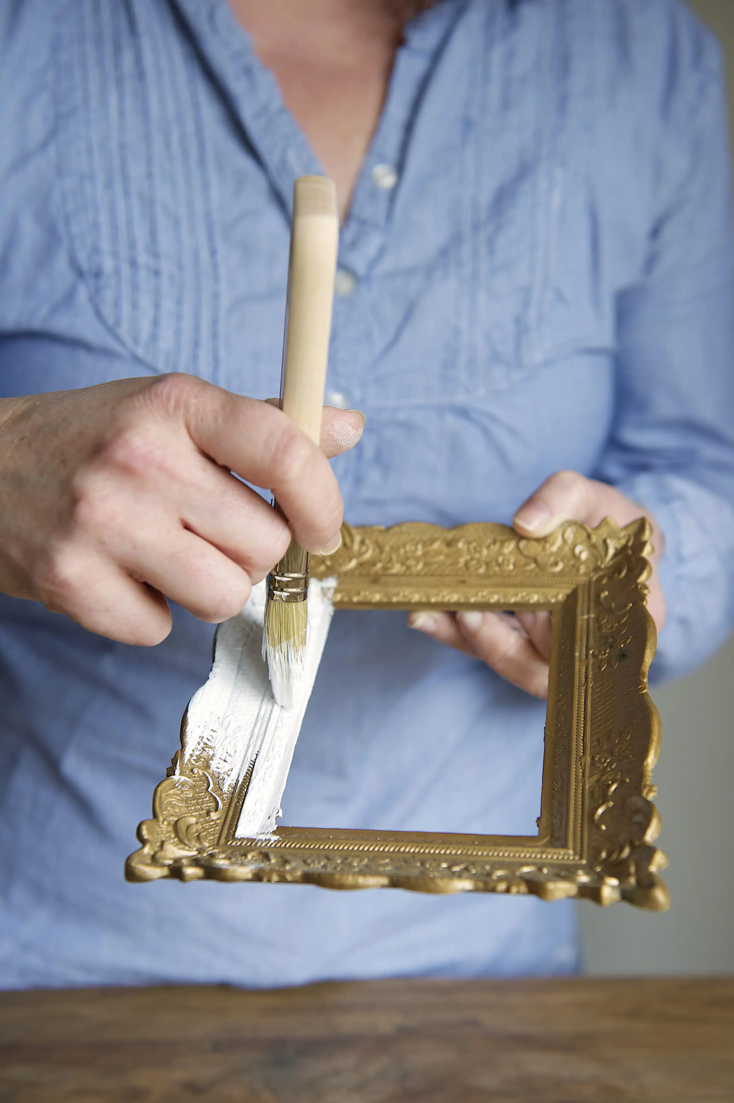 Liberon Flat Kalustemaalisivellin litteä 40mm vaalea harjas - Image 2