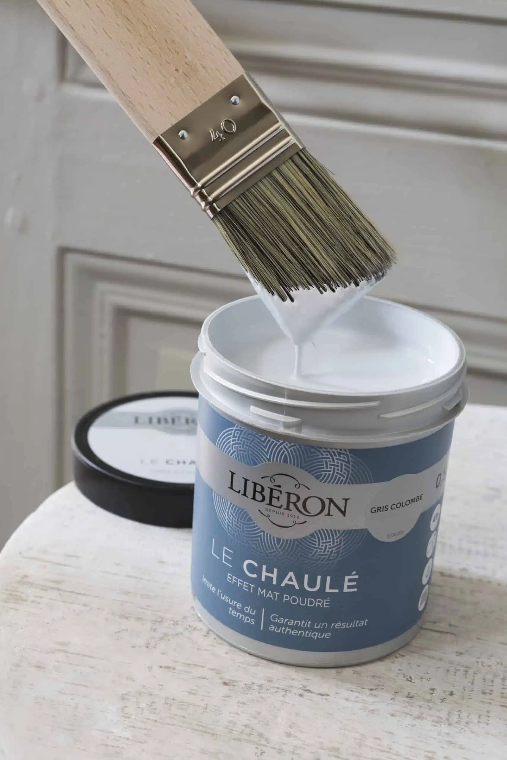 Liberon Badigeon Kalustemaali- ja vahasivellin litteä 40mm tumma harjas - Image 2