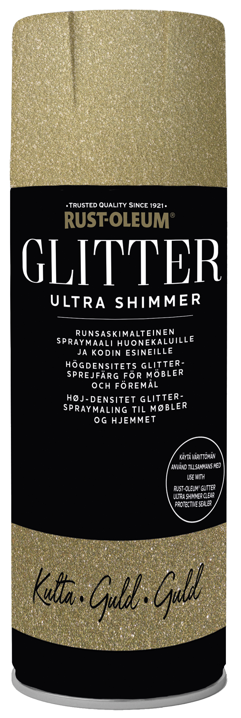 RustOleum Glitter Ultra Shimmer spray Colornova Oy